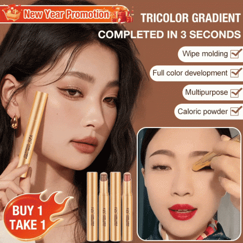 Golden Diamond Three-Color Eyeshadow Stick