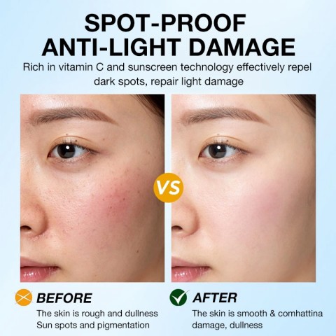 Soft finish sunscreen