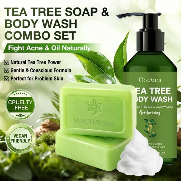 Tea Tree Antifungal Skin Care Set..