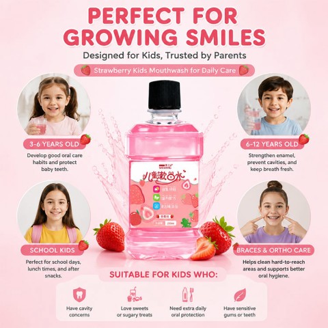 Kids Strawberry Mouthwash