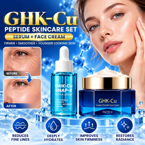 Blue Copper Peptide Cream & Serum Set