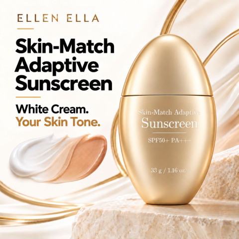ELLEN ELLA SKIN-MATCH ADAPTIVE SUNSCREEN · SPF50+ PA+++ 33g