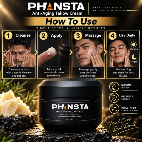 Beef tallow anti-aging face cream 50g