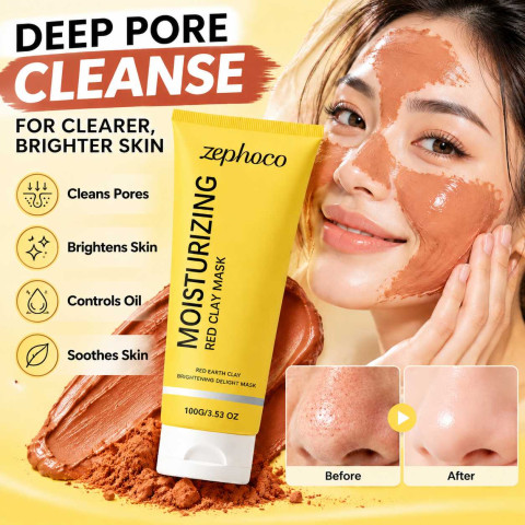 Red Clay Cleaning Mud Clay Facial Mask