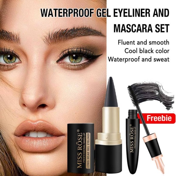 Waterproof quick-drying eyeliner - free mascara