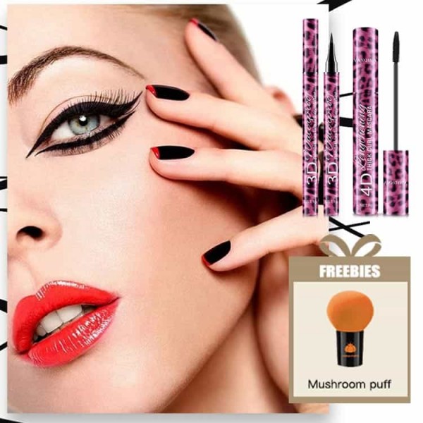 Leopard pattern 2In1 Mascara Eyeliner Pencil