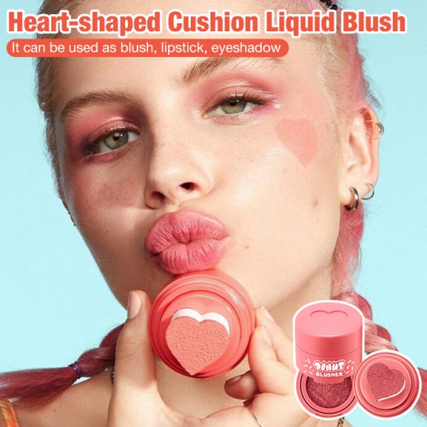 Heart-shaped Cushion Liquid Blush..