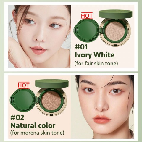 Korean Hot Style - Three-in-one Concealer Sunscreen Brightening Air Cushion