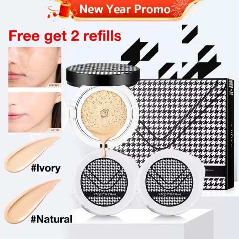 Free 2 refills - Houndstooth moisturizing air cushion BB CC cream Concealer foundation make-up