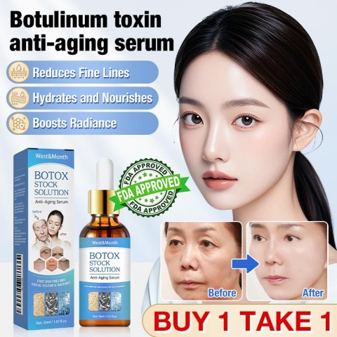 Botulinum toxin anti-aging serum