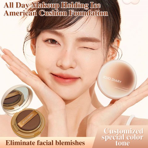 All Day Makeup Holding Ice American Cushion Foundation-12 hours of long-lasting oil control, 3x coverage