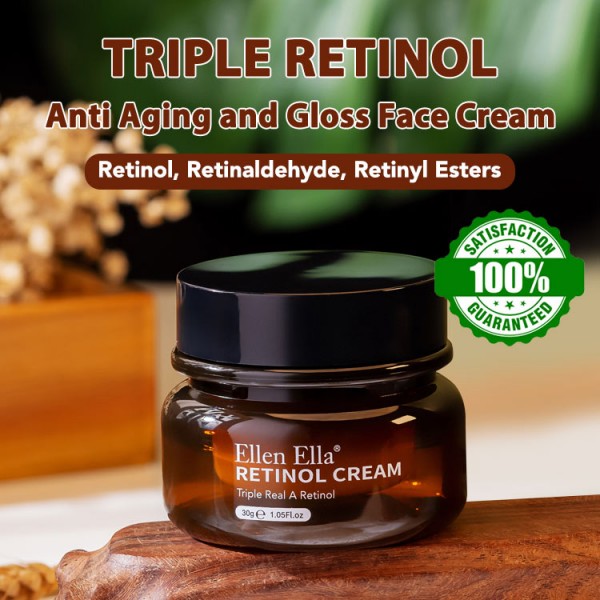 ELLEN ELLA Triple Retinol Anti Aging and Gloss Face Cream