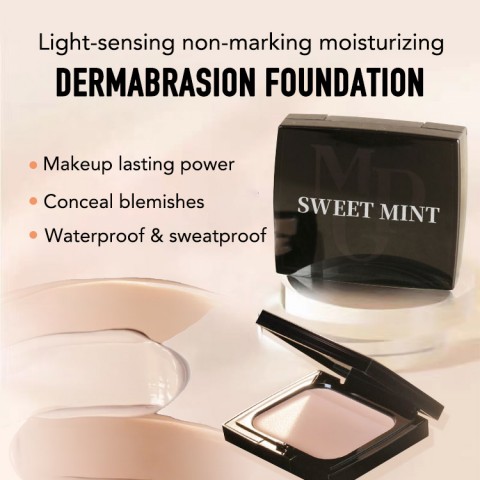 Light-sensing non-marking moisturizing oil-control dermabrasion foundation 