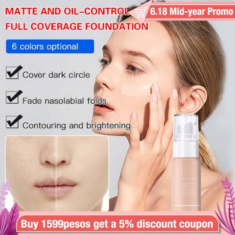 Oil-control full coverage foundation