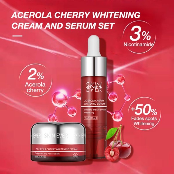 Acerola Cherry Whitening Cream and Serum..