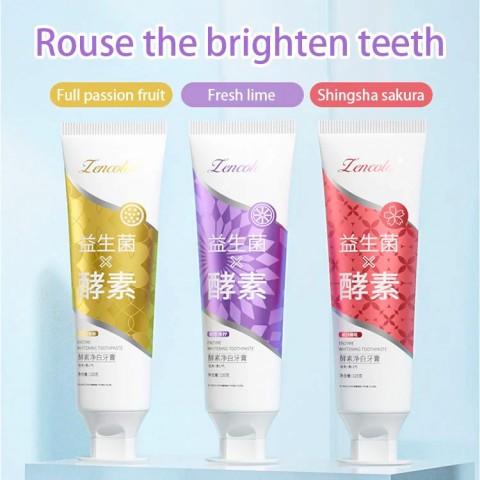 Recommended By Professional Dentists - natural probiotic enzyme toothpaste - remove bad breath, tartar, oral bacteria