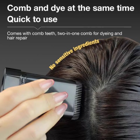 Waterproof and sweat-proof hair dye comb