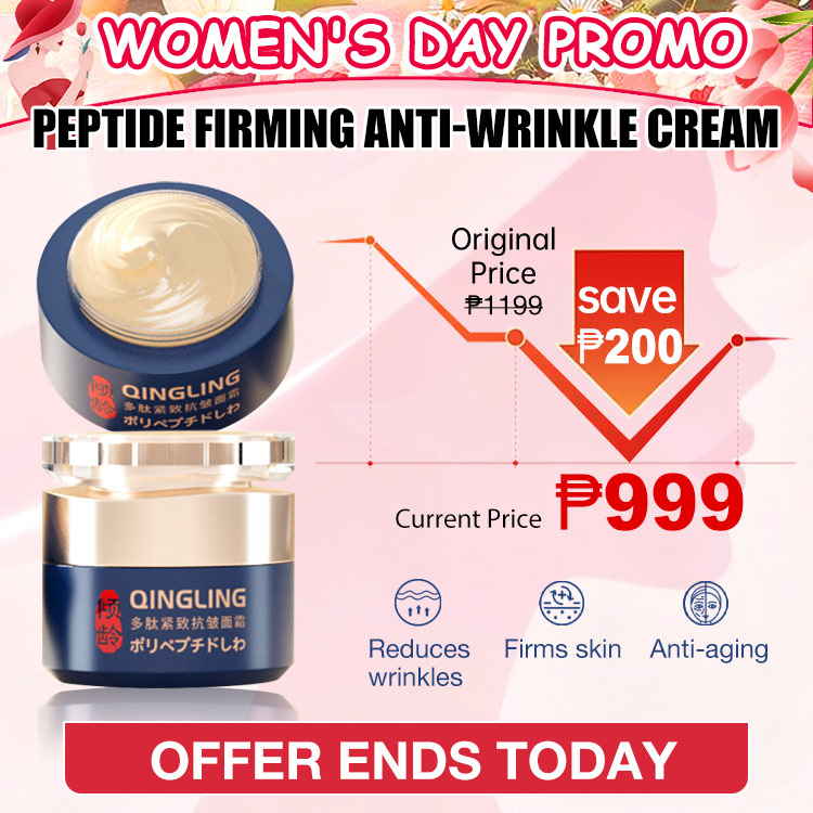 Womens Day Promo to save 200p -  Peptide Firming Anti-Wrinkle Cream - Reduce wrinkles, prevent aging, nourish your skin from the inside out, and give you a new glow