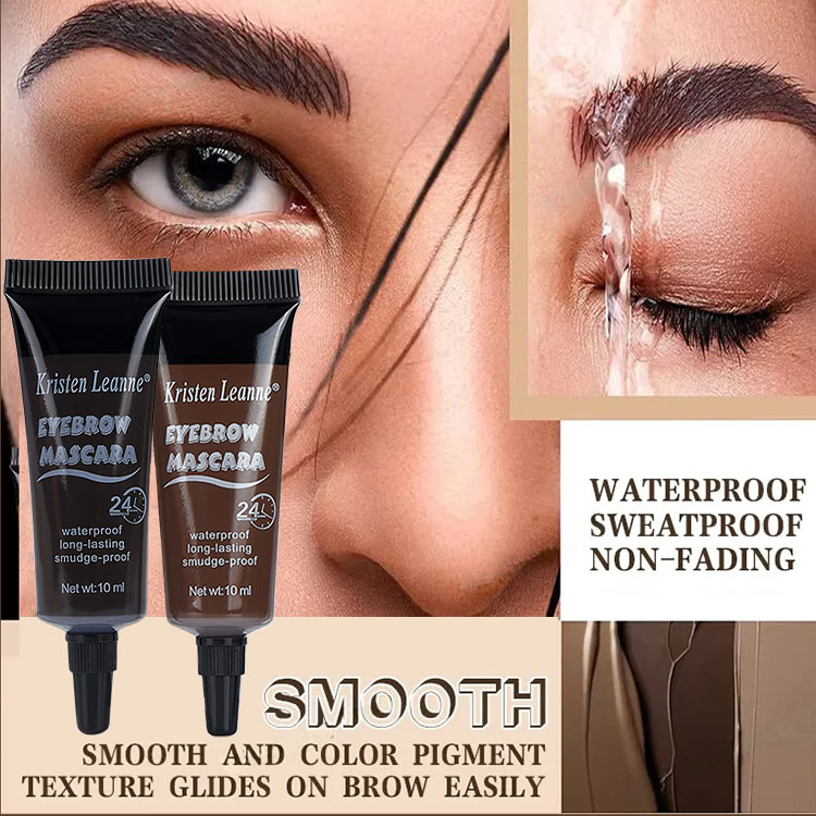 Mothers Day Promotion Buy 1 Take 1 - Long-lasting Waterproof Smudge-proof Liquid Eyebrow Gel - 24H long lasting/Waterproof/Easy to use for beginners - Free brush included