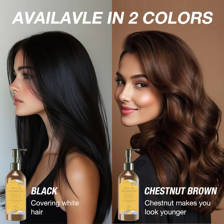 Halloween Sale- Buy 1 Take 1 - JaniceJo Ammonia-Free Botanical Hair Coloring Cream - Ammonia Free/No damage to scalp/Not irritating/Protect hair/Enhance hair growth