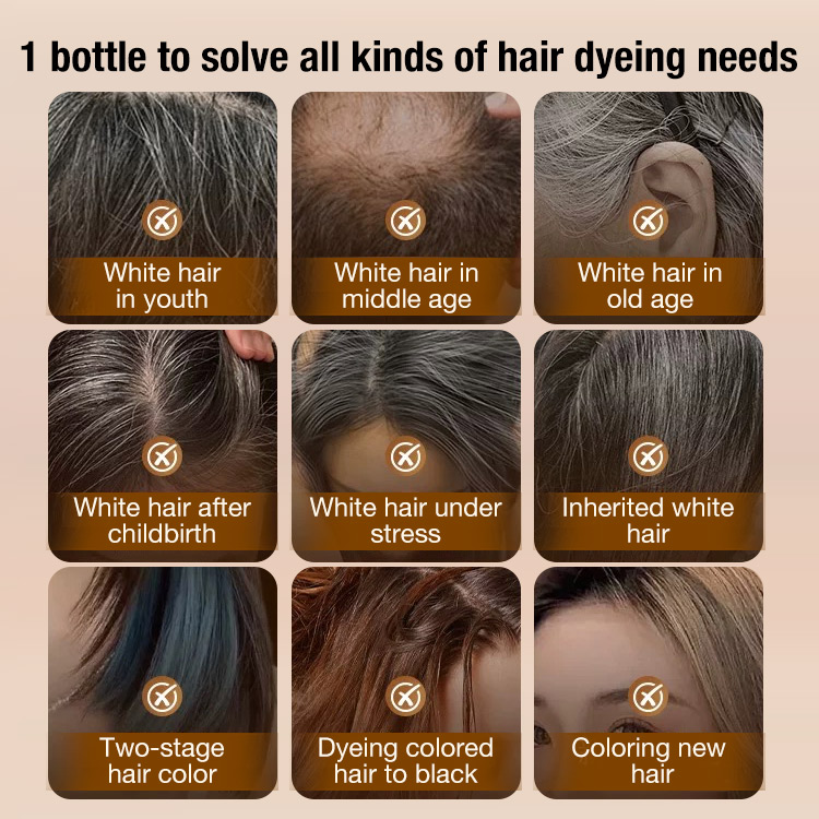 Halloween Sale- Buy 1 Take 1 - JaniceJo Ammonia-Free Botanical Hair Coloring Cream - Ammonia Free/No damage to scalp/Not irritating/Protect hair/Enhance hair growth
