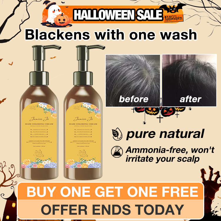 Halloween Sale- Buy 1 Take 1 - JaniceJo Ammonia-Free Botanical Hair Coloring Cream - Ammonia Free/No damage to scalp/Not irritating/Protect hair/Enhance hair growth