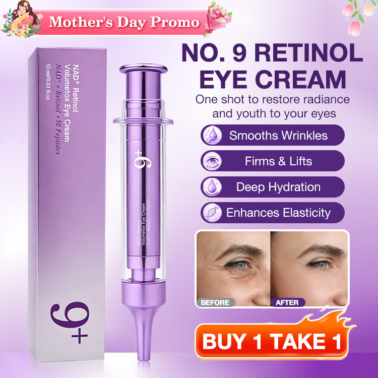 Mothers day promo Buy 1 Take 1 - No. 9 Retinol Eye Cream - Korean Trendy - Smooth wrinkles/Deep hydration/Enhance elasticity - One shot to make you younger