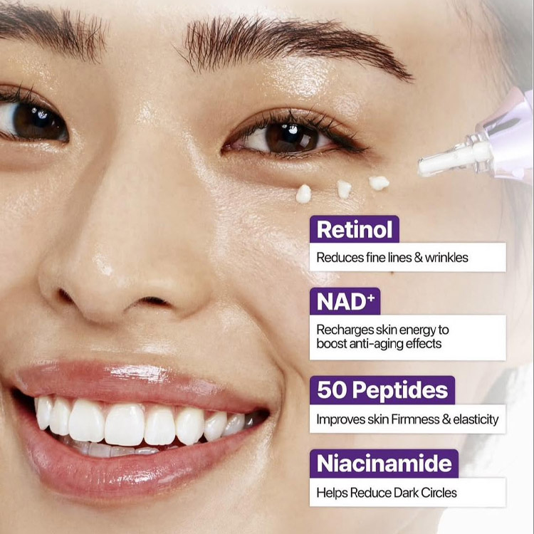 Mothers day promo Buy 1 Take 1 - No. 9 Retinol Eye Cream - Korean Trendy - Smooth wrinkles/Deep hydration/Enhance elasticity - One shot to make you younger