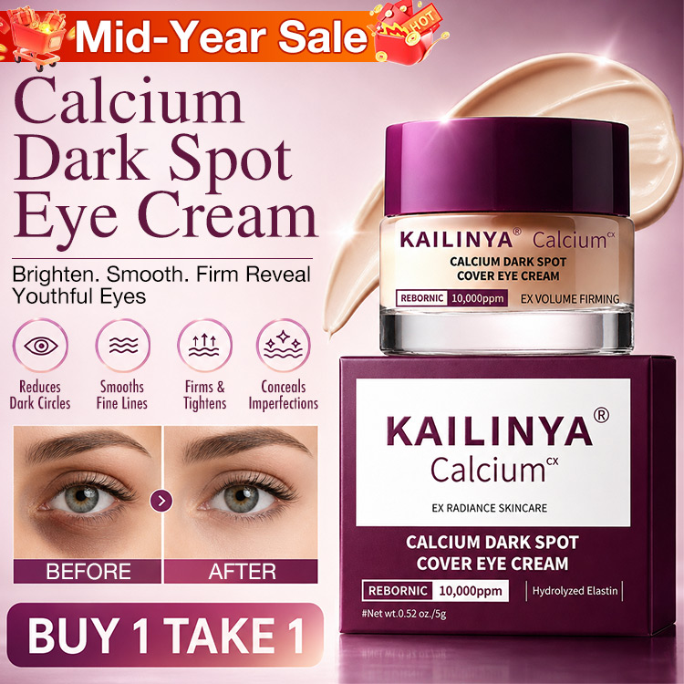 Mid-Year Mega Sale – Buy 1 Take 1-Calcium Dark Spot Eye Cream-Dark Circle, Anti-aging, Sagging, Elasticity