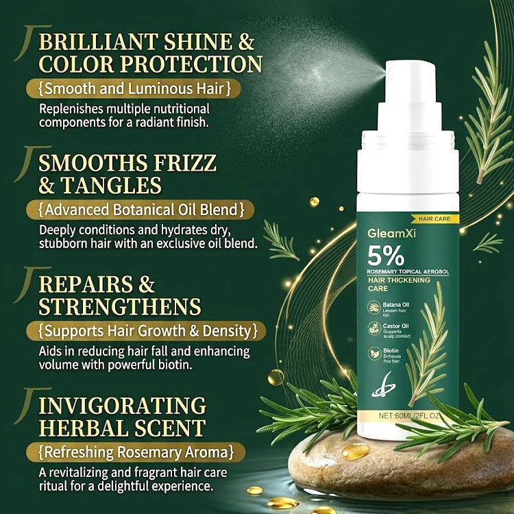 Mid-year promo Buy 1 Take 1 - Rosemary Shampoo and Hair Spray - Boost Hair Growth, Control Oil , Dandruff, Soothe Scalp lritation and Restore Shine