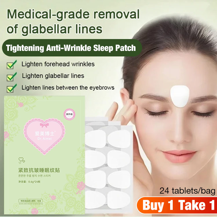 9.9 Super Promo Buy 1 Take 1 - Tightening Anti-Wrinkle Sleep Patch - Perfect for lightening forehead wrinkles/glabellar lines/lines between eyebrows