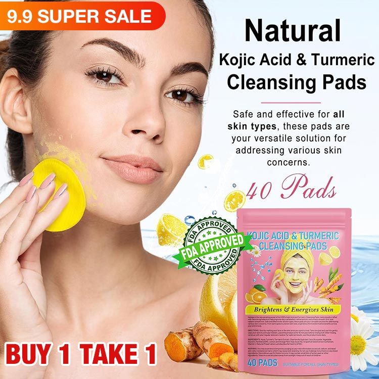 Buy 1 Take 1 - 40pcs Brightening Facial Cleaning Pads - Brightens skin tone, reduces dark spots, and eliminates acne marks - Natural ingredients. Suitable for all skin types