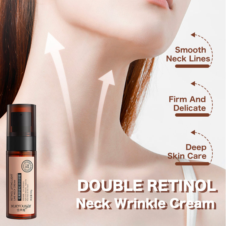 Buy 1 Take 1 - Double Retinol Anti-wrinkle Neck Cream - Lighten Neck Lines, Firming Neck Skin, Eliminate Double Chin