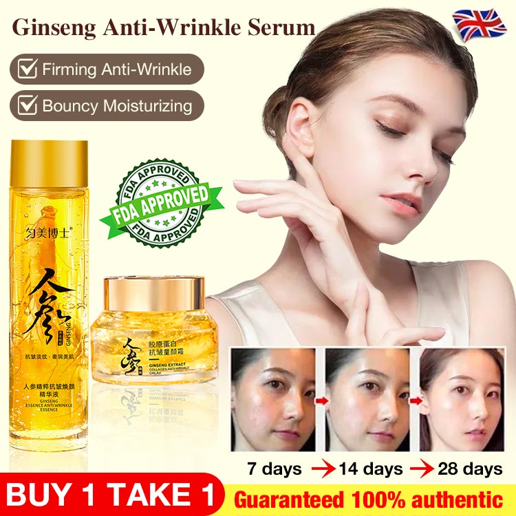 Ginseng Anti-wrinkle Serum-Anti-wrinkle, moisturizing, suitable for all skin types-COD and free J&T courier shipping-Officially designated authentic product