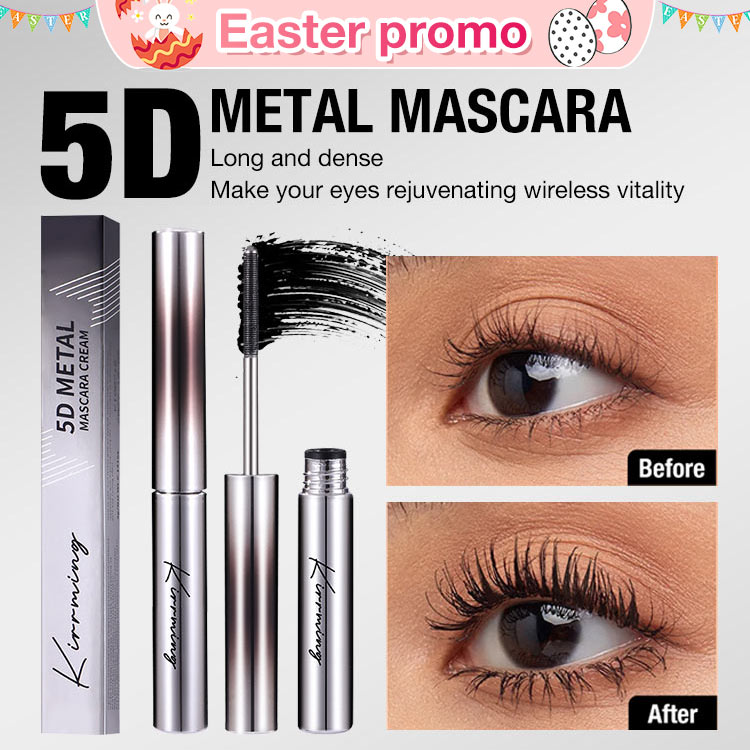 Easter promo Sale to save 100p for Buy 1 Take 1 - Newest 5D Metal Rod Mascara and save 100pesos - Waterproof, No Clumping, Long-Lasting Curl - Get bold, charming lashes in seconds!